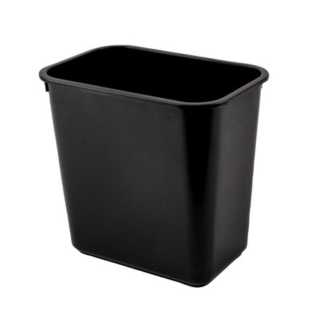 HAPCO-ELMAR 8 qt Rectangular Trash Can, Black R4000BLK